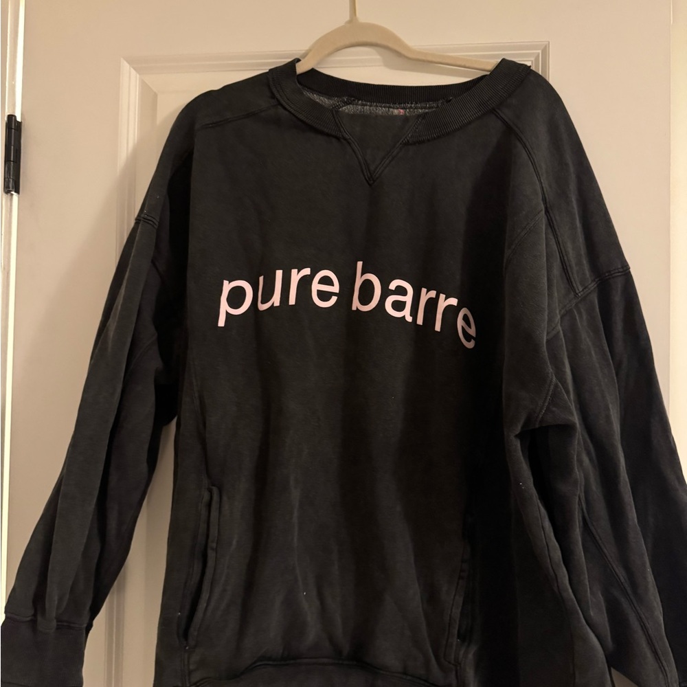 Pure Barre Black Free People Sweatshirt